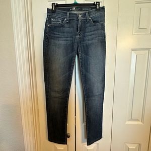 7 for all mankind skinny jeans size 26